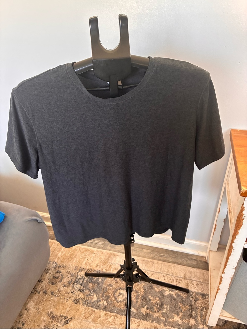 Athletic Works Women's Short-Sleeve Crew Neck Tee - Charcoal